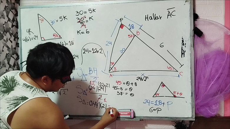 Rosaroja: 13 Trigonometry: Segit tiga yang ketara - Olympiads