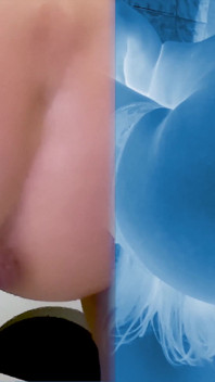 정자 배수 8. 화장실에서 정액을 빼내는 프랑스 밀프! X선 디자인.