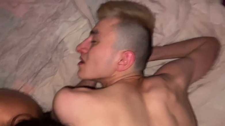 Oliver Strelly: Three Bisexual Guys Fucked Their Girlfriend at a House Party...