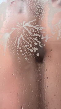 Gray Shirt Pixie Steamy Bath - Soapy Tease to Floor Ride