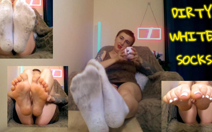 Lady_Angela: Lady Angela Pixie șosete albe murdare