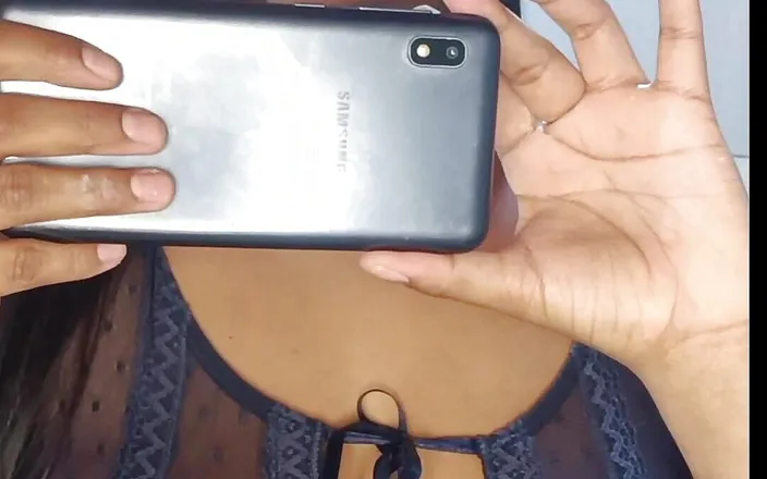 SugarPose: Big Ass Latina Girl Posing in Front of a Mirror