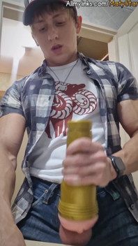 Fucking Fleshlight Clothed!