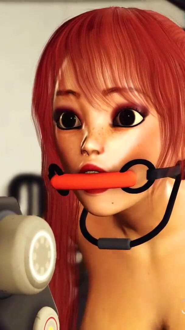 Sci-fi BDSM! Red haired hot gagged girl in cuffs gets fucked hard by a midget man (3dxpassion) Sci-fi BDSM! Red haired hot gagged girl in cuffs gets fucked hard by a midget man (3dxpassion)