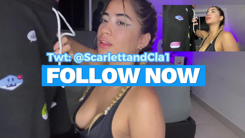 ScarlettKent: Adik tiri memberikan saya blowjob deepthroat tanpa tangan dan menelan...