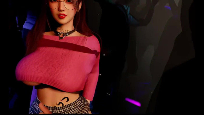 Soiyu Hentai: La lussuriosa studentessa vuole scopare al nigh club- animazione 3D