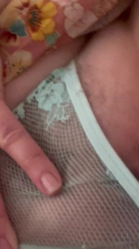 Stepmom’s Lost Bet Titty Dance and Cream Pie Solo Close up