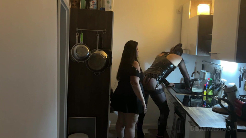 LadyPam: Kitchen Fisting Frenzy - Mature Sluts Stretched Wide Open