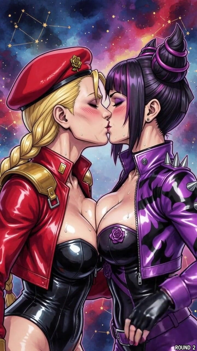 Juri and Cammy Kissing (ai) (Porn Games)