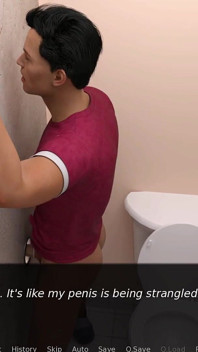 Erotica 5 - Ren se folla a una chica misterioso a través del gloryhole del baño