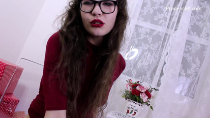 Prudence K Hairy & Shaving Fetish: Femdom: Cuck Chastity Si rambut coklat cuckold berpantat besar menyembah...