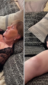 Nenek S Kembali Dalam Hitam 2 Tembusan Berganda Dildo & Orgasme Melancap Solo
