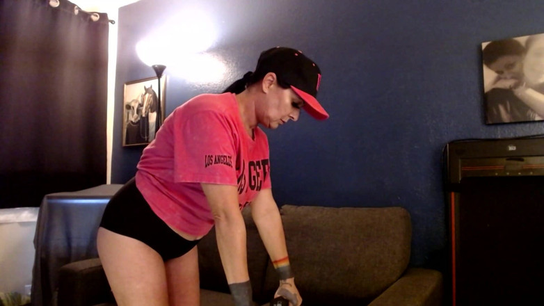 Abby Anna: 3lbs dumbbell trainieren