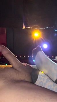 Foot Job with Socks on
