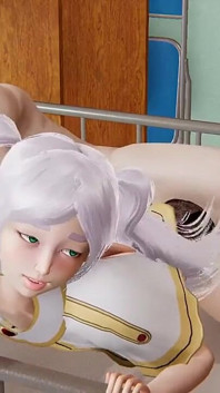 Frieren Yaoi - Femboy frieren scopata in un letto d'ospedale
