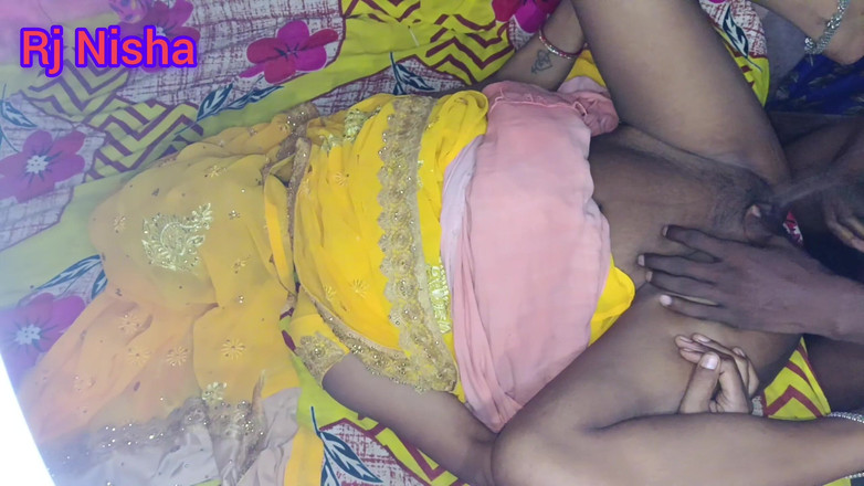 RJ NISHA: Indyjski Bhabhi duża cipka seksowna przez hasband rj Nisha