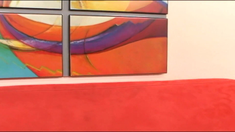 Porn Amazing: Blonde Loves to Paint with Her Feet but Her Pussy...