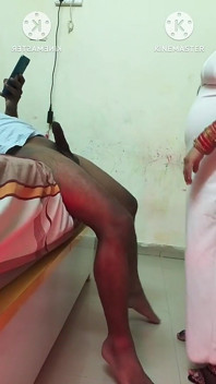 BBC Guy with Indian Girlfriend at Home