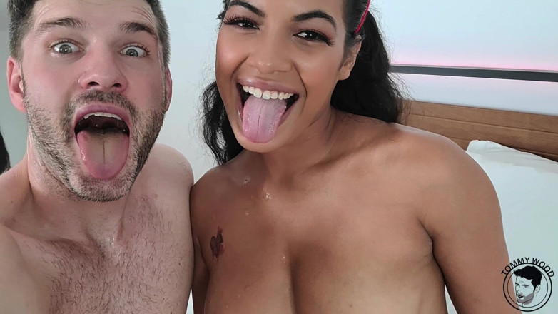 Tommy Wood XXX: Christmas Sex with Sexy Ebony Pornstar Maya