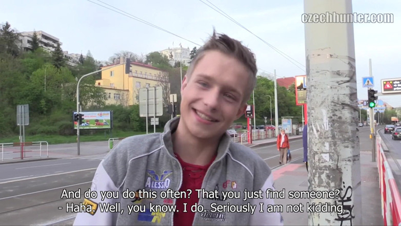 Czech Hunter: Magro cara garganta profunda pau grande pov para pagamento