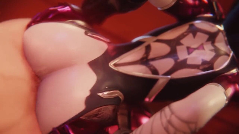 Velvixian 3D: Анал с вдовозкой раком