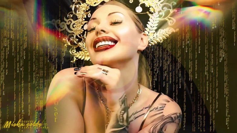 Goddess Misha Goldy: ASmR binaurale &amp; riprogrammazione! Si sega come un perdente - sborra come...