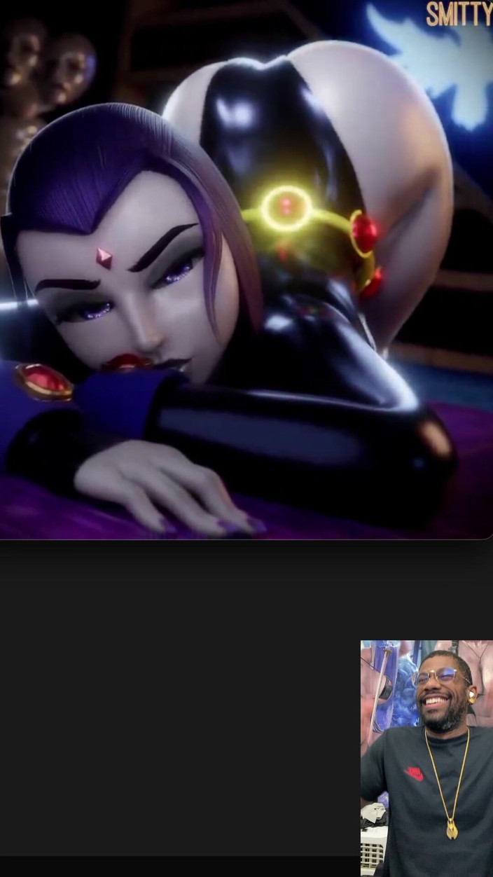 Good news media: レイヴンのチンポからかいダンスはセクシーなお尻ファック