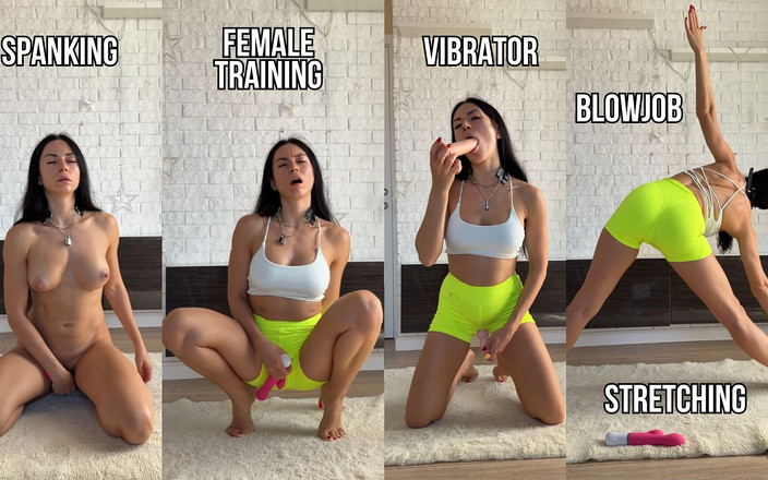 Princess Monica: Ženský Trénink: Výprask, Protahování, Hračky a Poslušnost