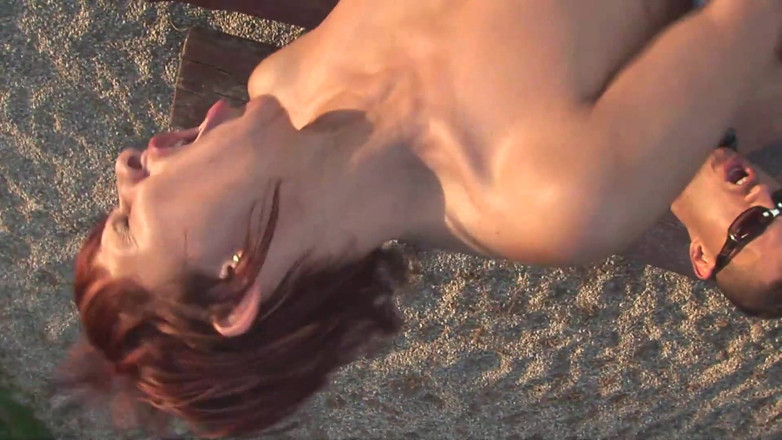 Slutty Milf: Beach milf loves to get fucked in front of everyone