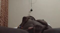 Rubbing My Wet Shaved Pussy Squeezing My Tits Moaning Orgasms