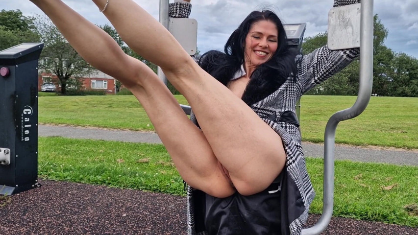 Outdoors Naked and Pissing (Nicky Brill)