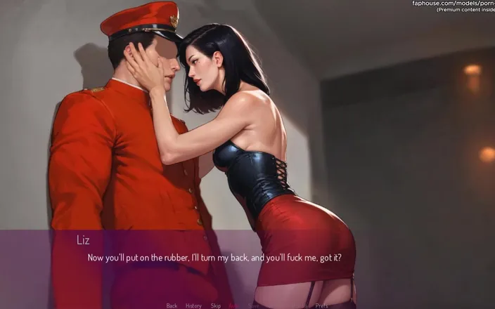 PORNGAME4U: Mila Ai - Liz Got Horny When She Saw the Handsome...