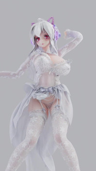 [mmd] faible T-ara robe de mariée en soie blanche amoureuse