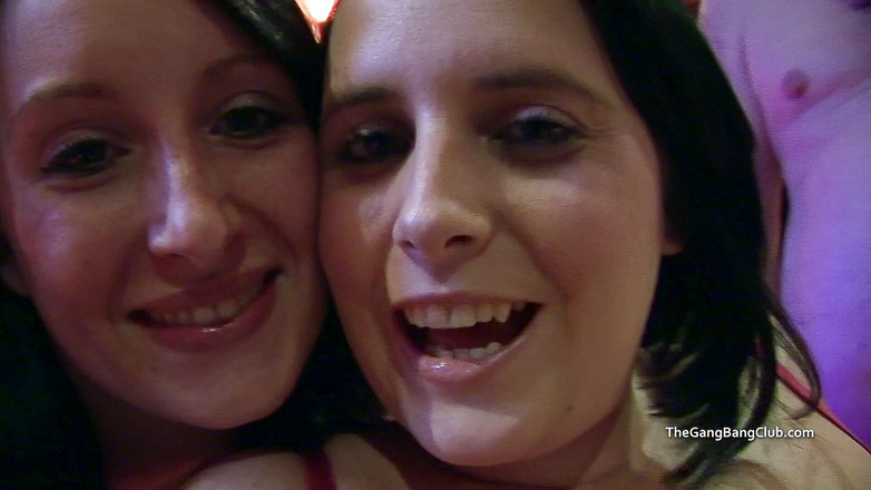 The Gangbang Club: Dark haired teen amateurs with elders