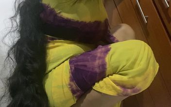 Maid Tamil Aunty Hardwork with Big Baloons