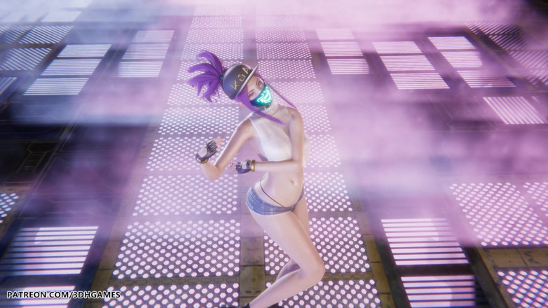 3D-Hentai Games: Aespa - Armageddon - Akali Sexy Striptease