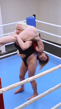 Mixed Wrestling with Katie Fox and Miss Trouble UK