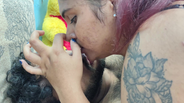 Vaigavarun45: Girl Play with Penis She Kisses Boy Lips Then Boy...