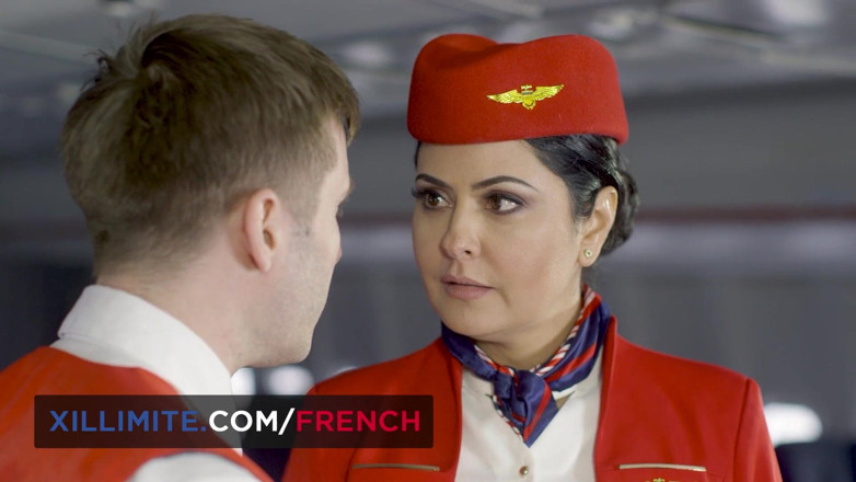 French girls at work: Бурная юная с экипажем кабинки