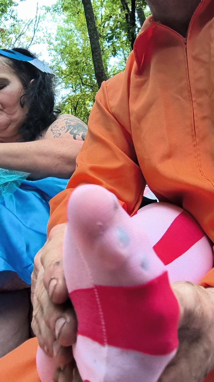 HerculesnVENUS: Niegrzeczna aktorka scena plenerowa uciekinier próbuje dostać się do cipki