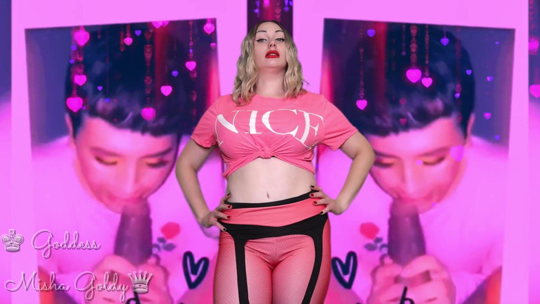 Goddess Misha Goldy: Я вже перетворив тебе на сіссі! Тепер я збираюся перетворити тебе на сіссі!