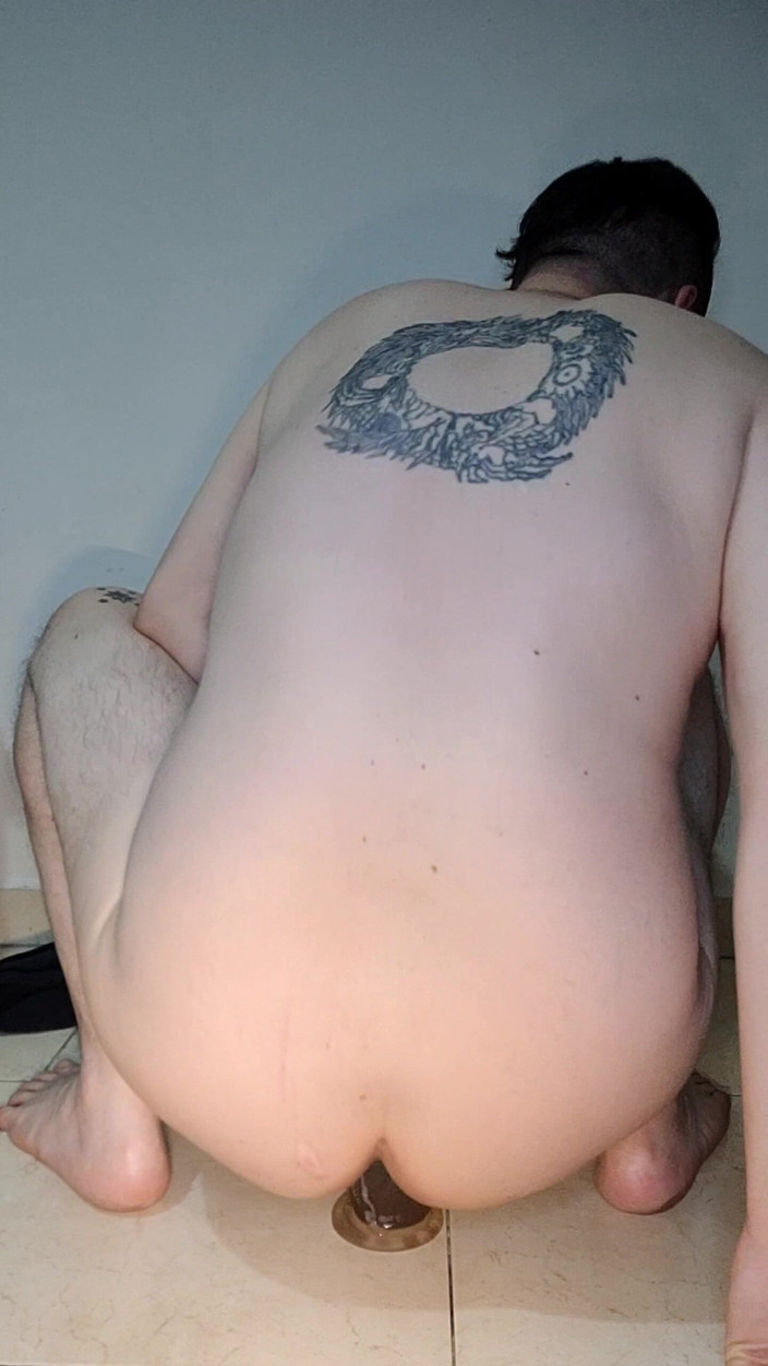 SlutClosetedfag: Sesiune de călărire cu vibrator