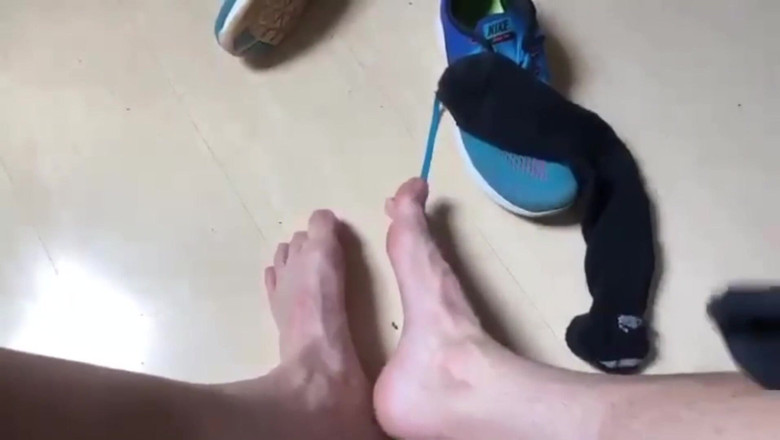 Riu Melo: Menikmati kaki, kasut dan seluar dalam saya selepas hari yang...