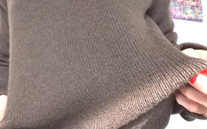 Lady Victoria Valente: Stiefmutter in einem cashmere-pullover, pullover-liebe, sperma auf pullover pOV, lady...