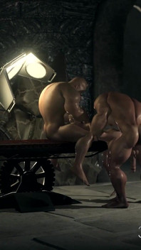 Молоду розгублену студентку-ботанік жорстко трахають жорстокі великі монстри в темному підземеллі