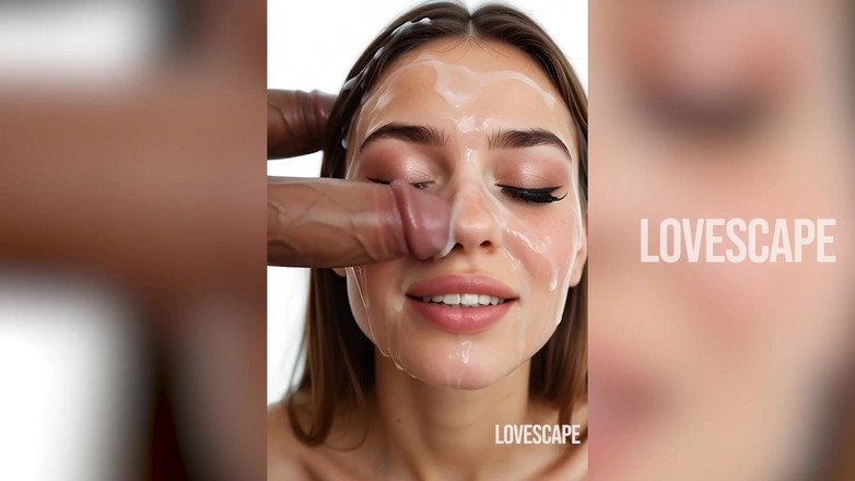 Lovescape: Интенсивная оральная сессия: давка и последняя липкая награда на лицо