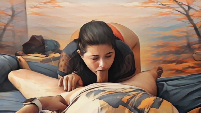 Sashasweet: Unfaithfull Wife Sucking Friend Cock