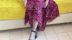 Aunty Sandra vintage girdle queen: Tante sandra dengan korset yang menawan