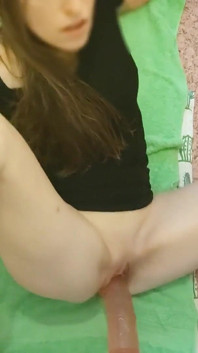 Look How Deep on That Cock (slut Webcam Girl)