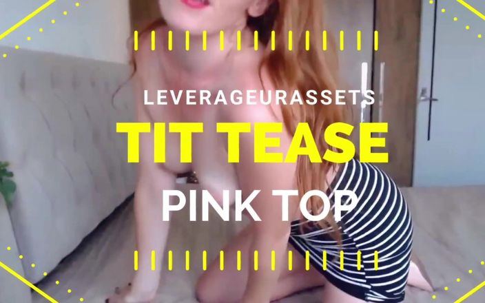 Leverage UR assets: Redhead Petite Tit Tease Pink Top - 83